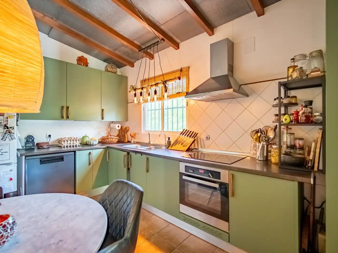 Cocina de Casa o chalet en venta en Callosa d'en Sarrià con Aire acondicionado, Jardín privado y Trastero