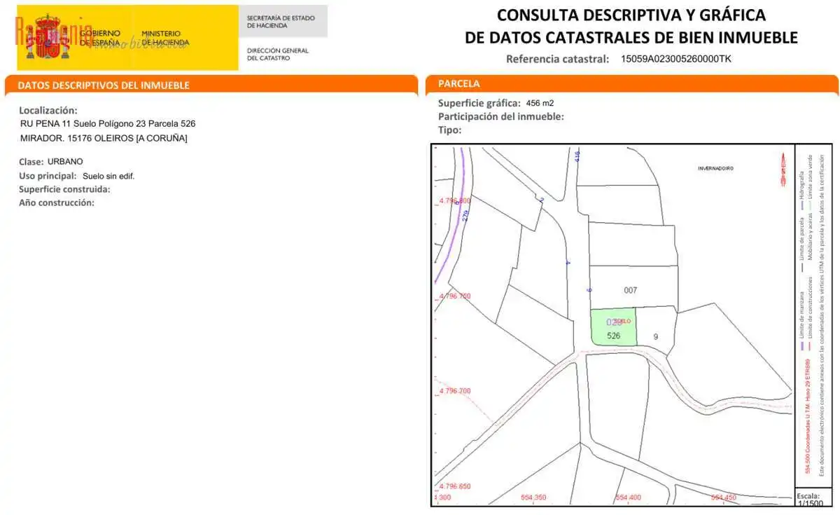 Residencial en venta en Oleiros