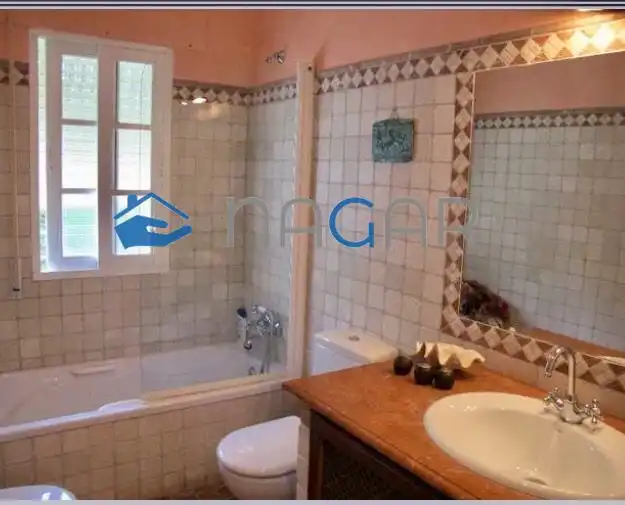 Baño de Casa o chalet de alquiler en Sotogrande con Aire acondicionado, Jardín privado y Terraza