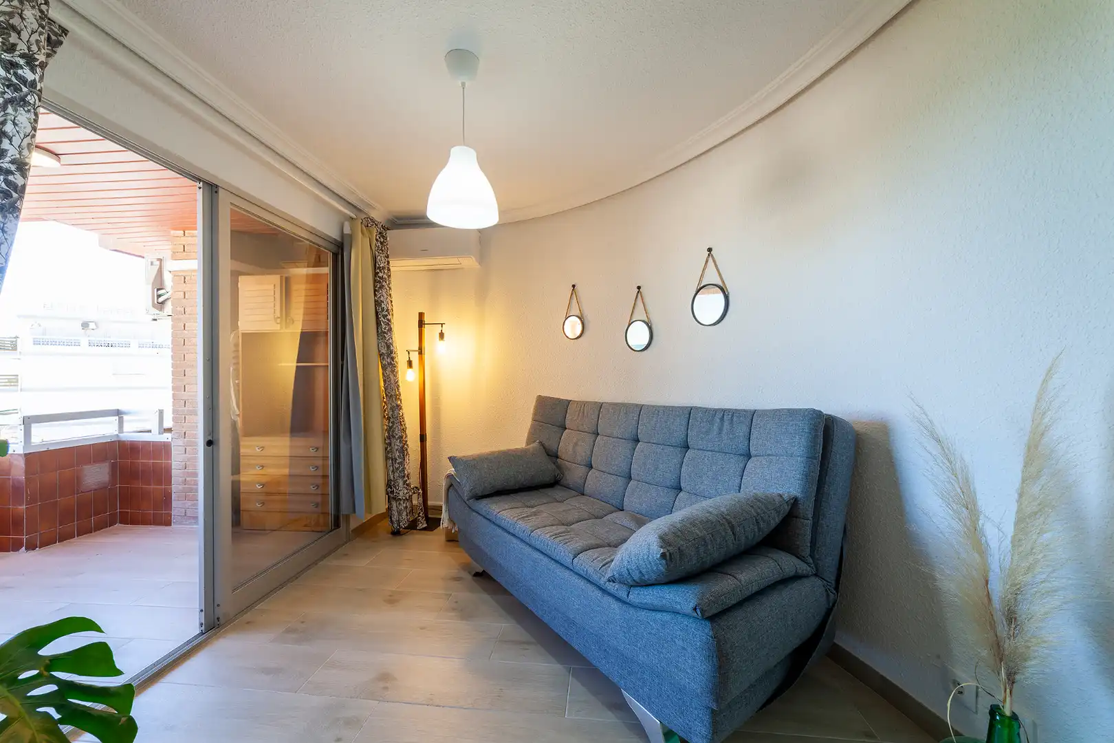 Schlafzimmer von Wohnungen zur Miete in Cullera mit Klimaanlage, Heizung und Terrasse