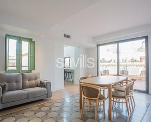 Sala d'estar de Apartament de lloguer en  Barcelona Capital amb Aire condicionat