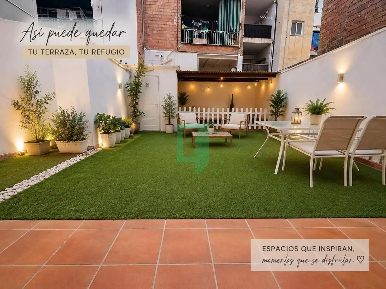 Terrasse von Wohnung zum Verkauf in Badalona mit Klimaanlage und Terrasse