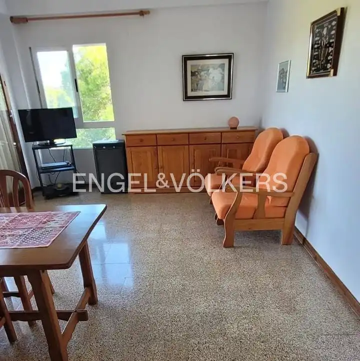 Sala d'estar de Pis de lloguer en Dénia amb Aire condicionat, Calefacció i Terrassa