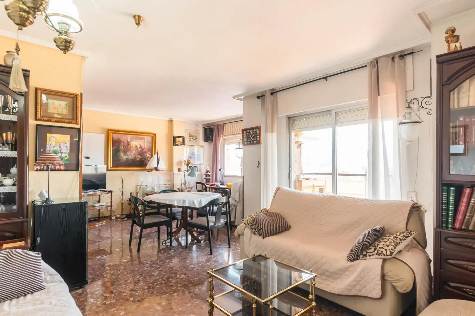 Living room of Flat for sale in Murcia  with Air Conditioner, Terrace and Storage room