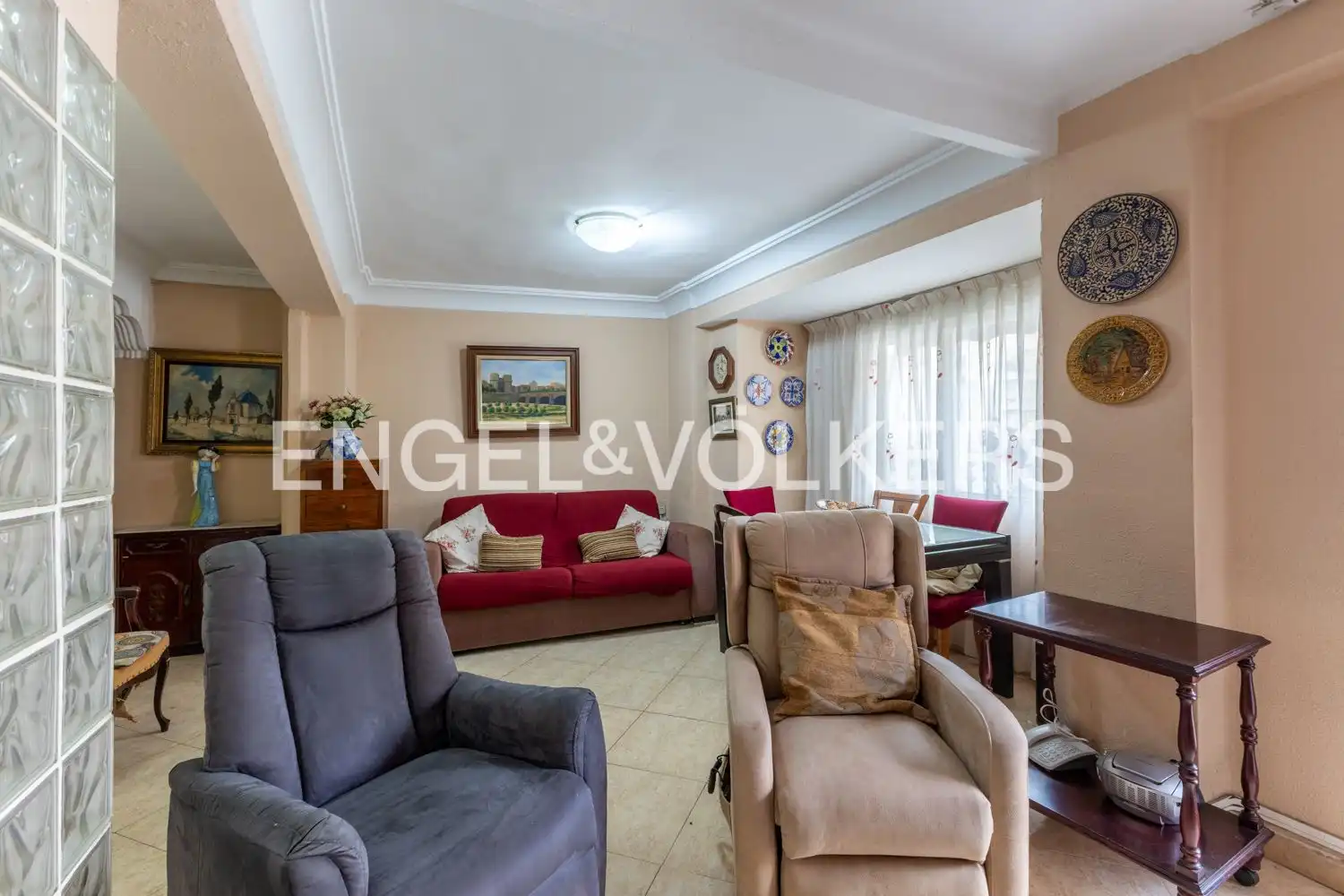 Sala de estar de Piso en venta en Valencia con Aire acondicionado, Calefacción y Terraza