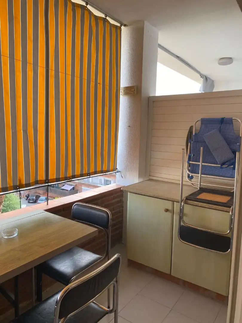 Terraza de Apartamento de alquiler en Lloret de Mar con Amueblado, Lavadora y Balcón
