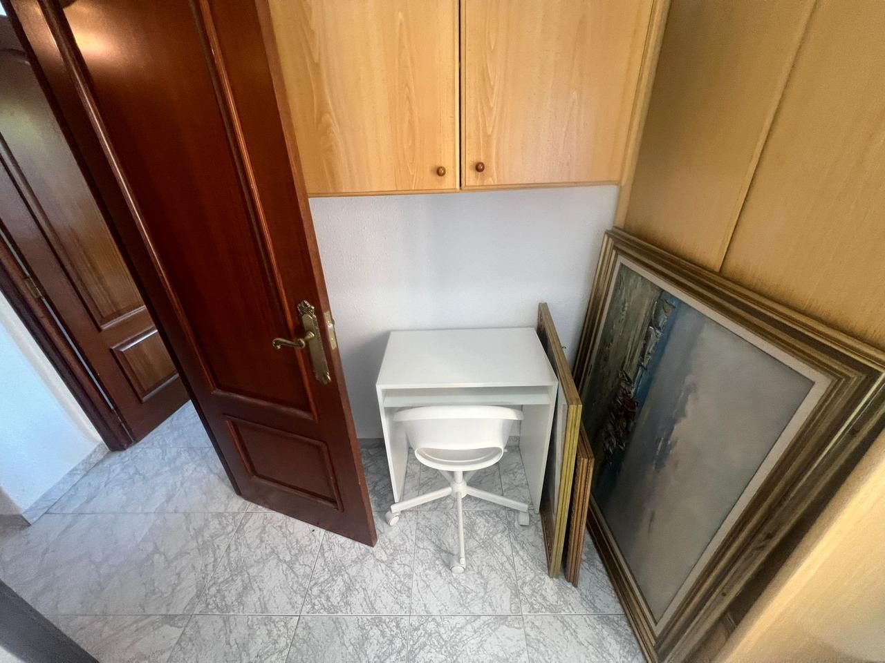 Bedroom of Flat to share in  Valencia Capital  with Air Conditioner, Heating and Furnished