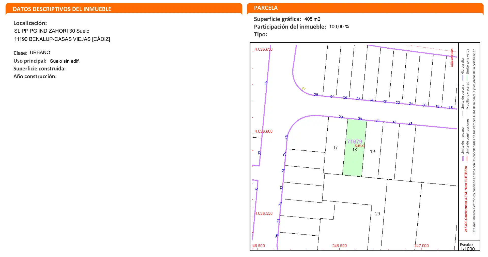 Terreno industrial en venta en Benalup-Casas Viejas, imagen 7