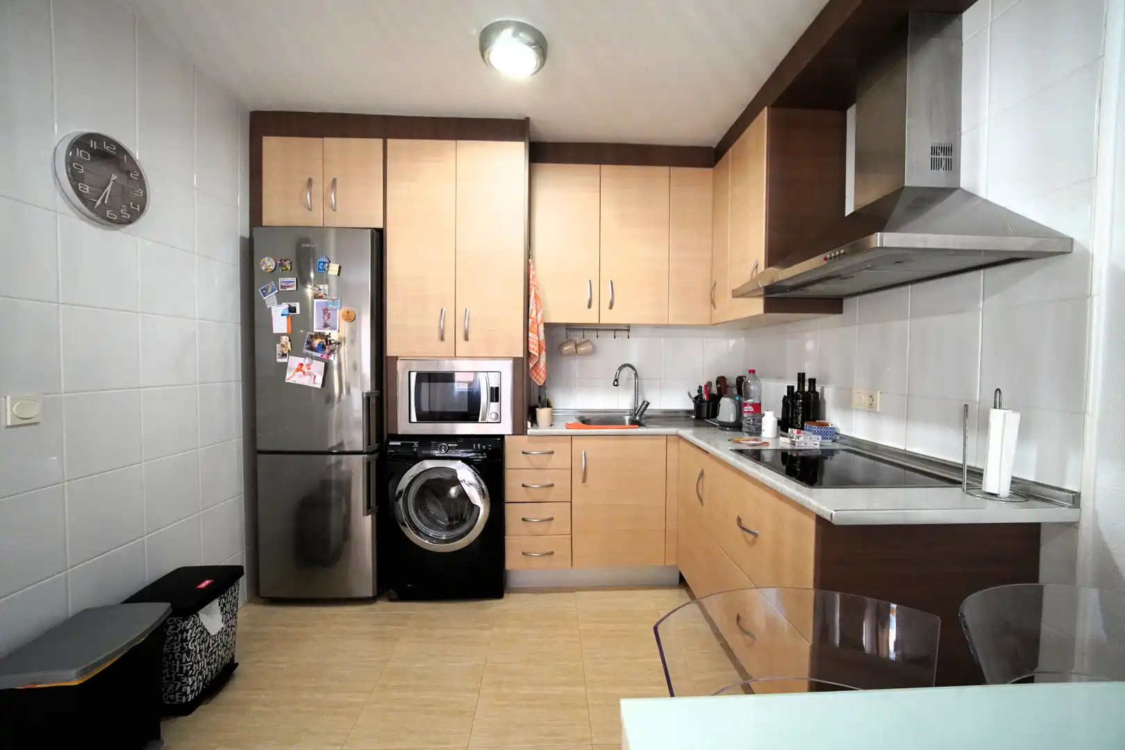 Cocina de Apartamento en venta en Roquetas de Mar con Terraza y Piscina comunitaria