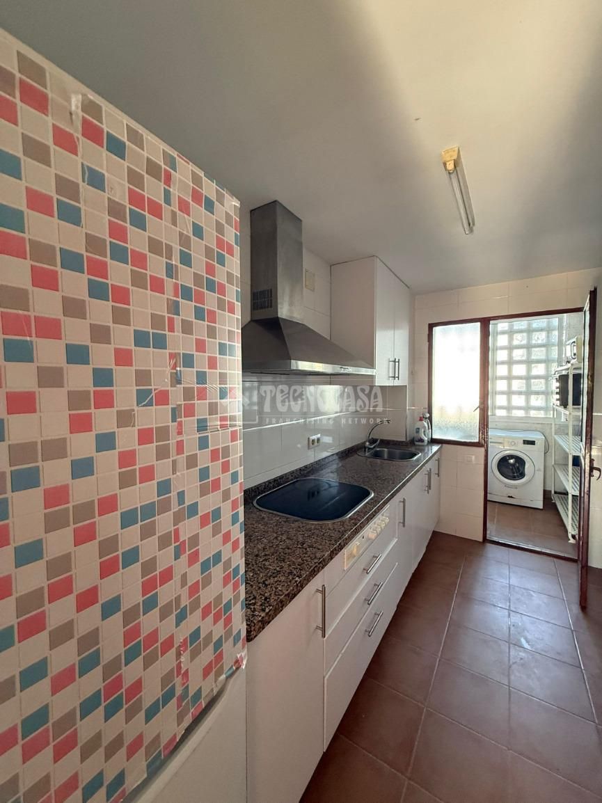Kitchen of Flat for sale in Conil de la Frontera  with Terrace, Furnished and Balcony