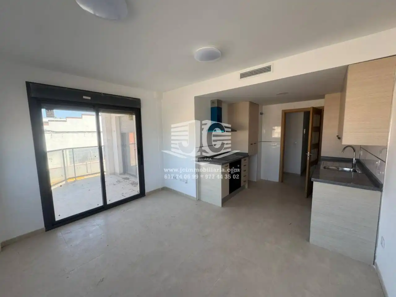 Bedroom of Flat for rent in L'Aldea  with Air Conditioner, Terrace and Storage room