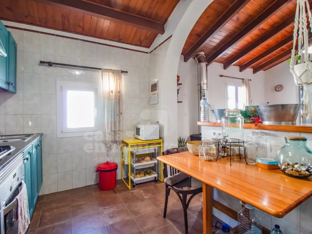 Küche von Haus oder Chalet zum Verkauf in Sant Lluís mit Terrasse