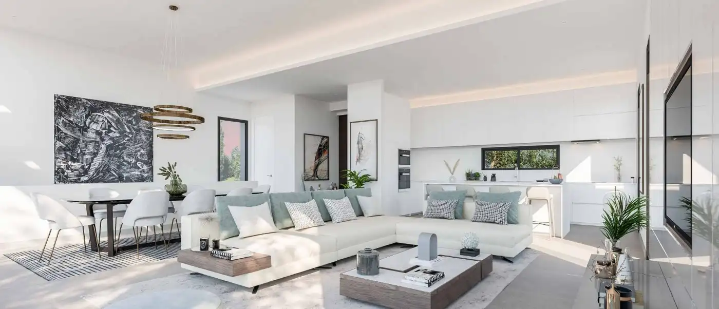 Sala d'estar de Casa o xalet en venda en Benahavís amb Aire condicionat, Calefacció i Jardí privat
