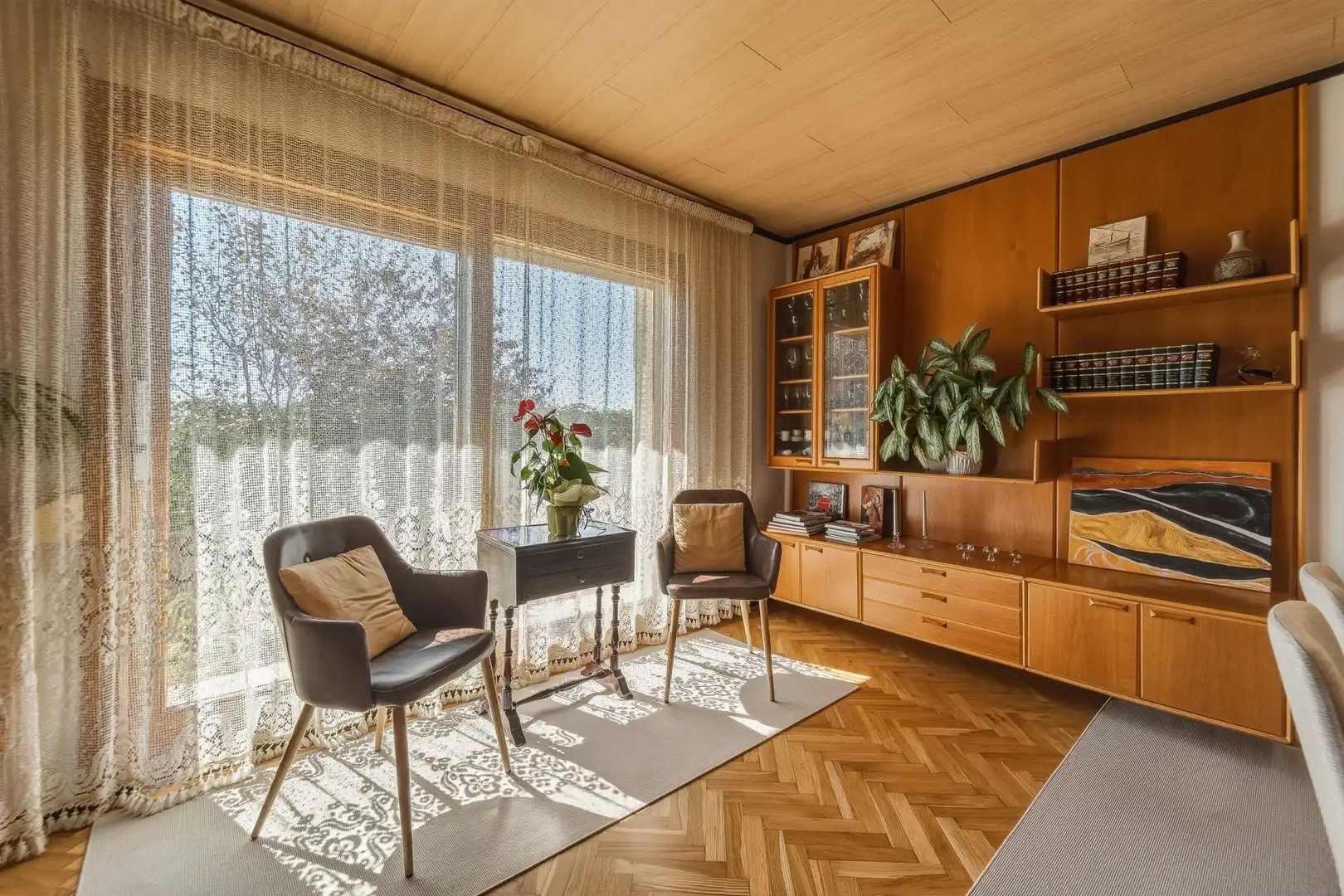 Living room of Houses for sale in Montjuïc
