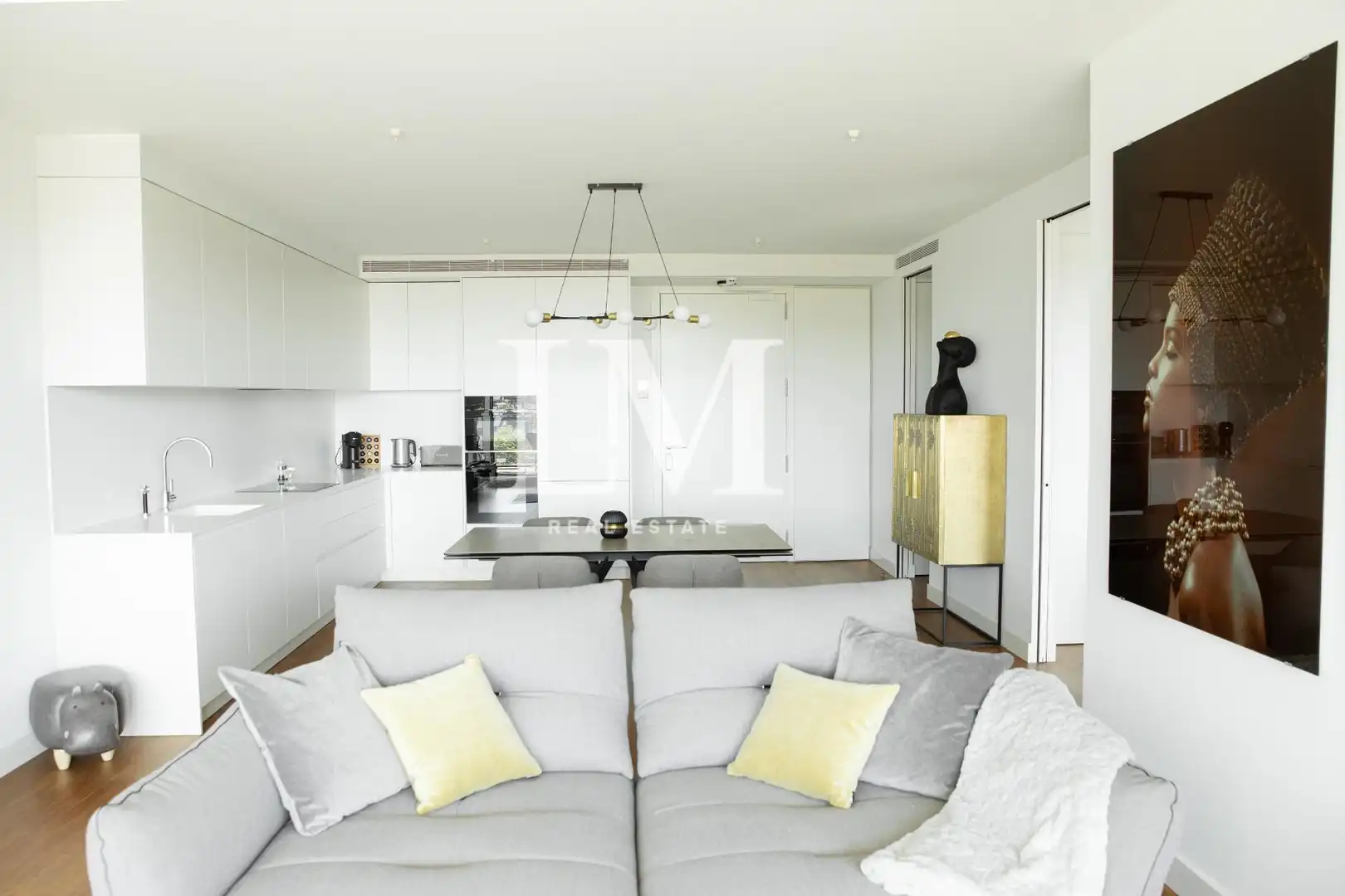 Living room of Apartments for rent in Barcelona  with Air Conditioner, Private garden and Terrace