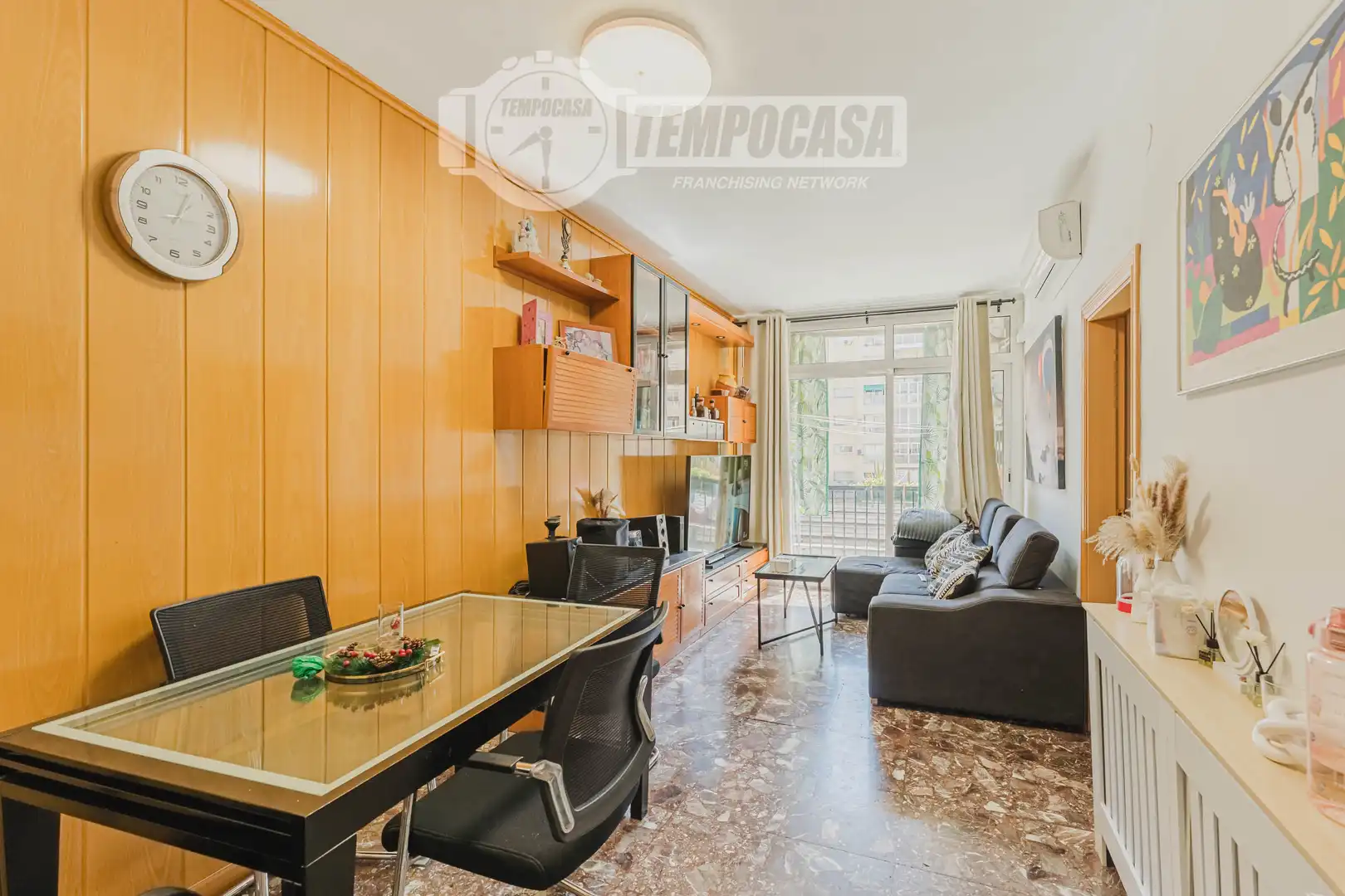 Living room of Flat for sale in Barcelona  with Air Conditioner, Heating and Balcony