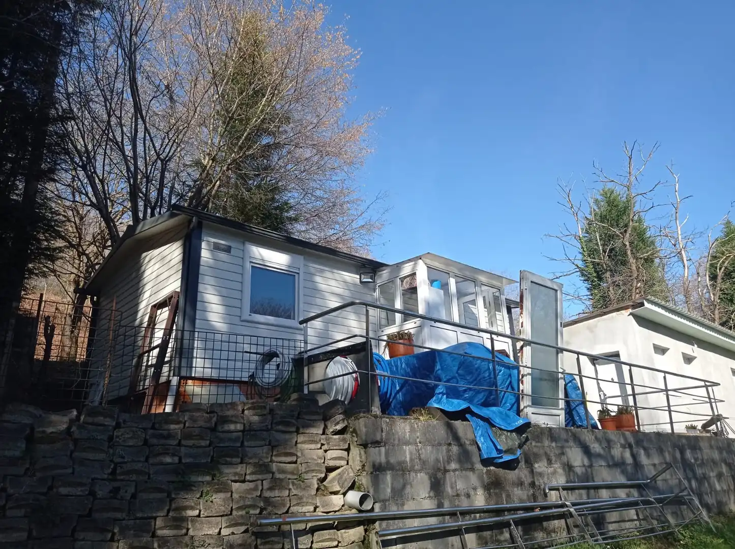 Vista exterior de Casa o chalet en venta en Siero con Amueblado