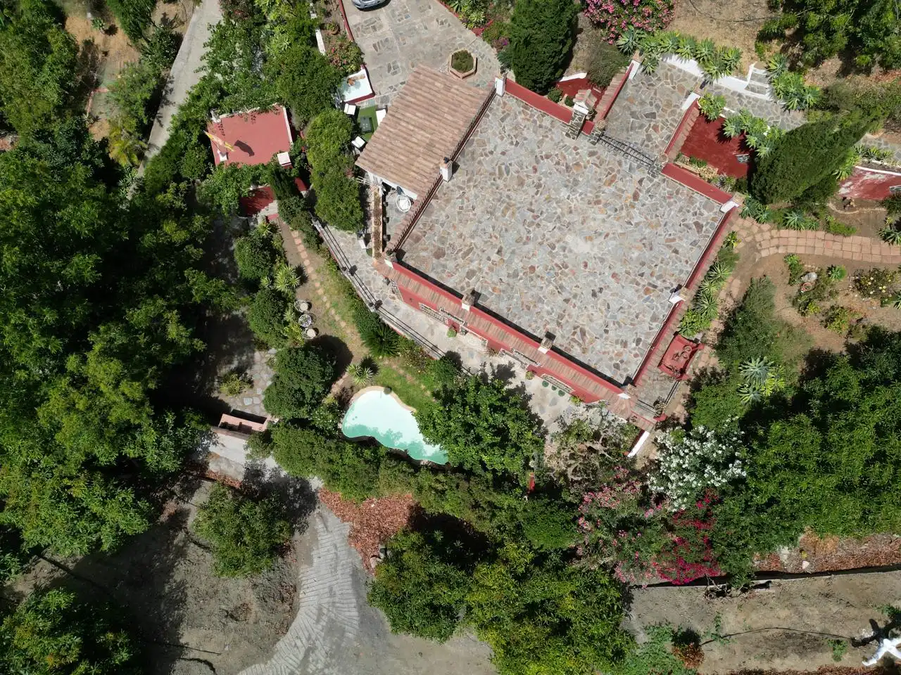 Jardín de Finca rústica en venta en Jete con Aire acondicionado, Jardín privado y Terraza