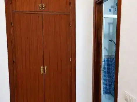 Schlafzimmer von Wohnung zur Miete in Málaga mit Privatgarten und Schwimmbad