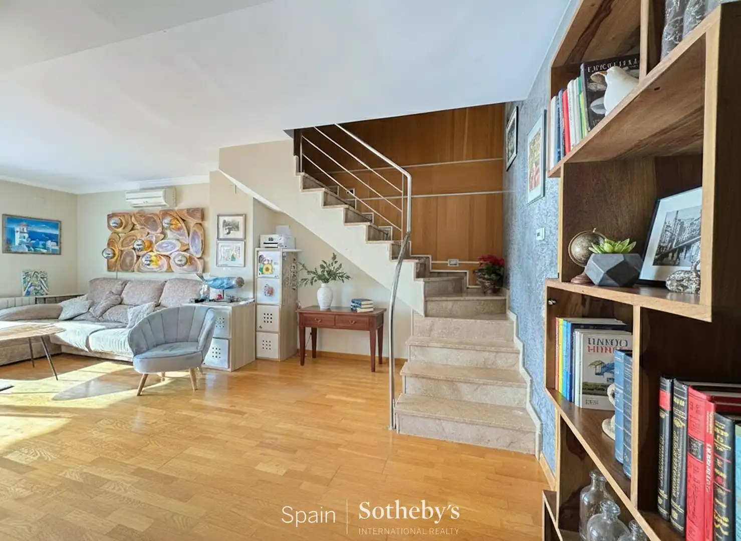 Sala de estar de Apartamento en venta en Sitges con Jardín privado, Terraza y Trastero