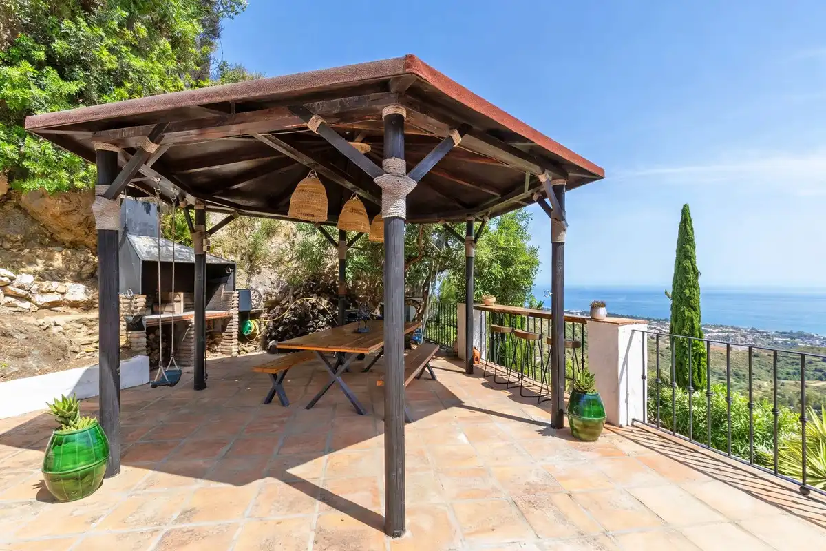 Terrace of Houses for sale in Ojén  with Air Conditioner, Private garden and Swimming Pool