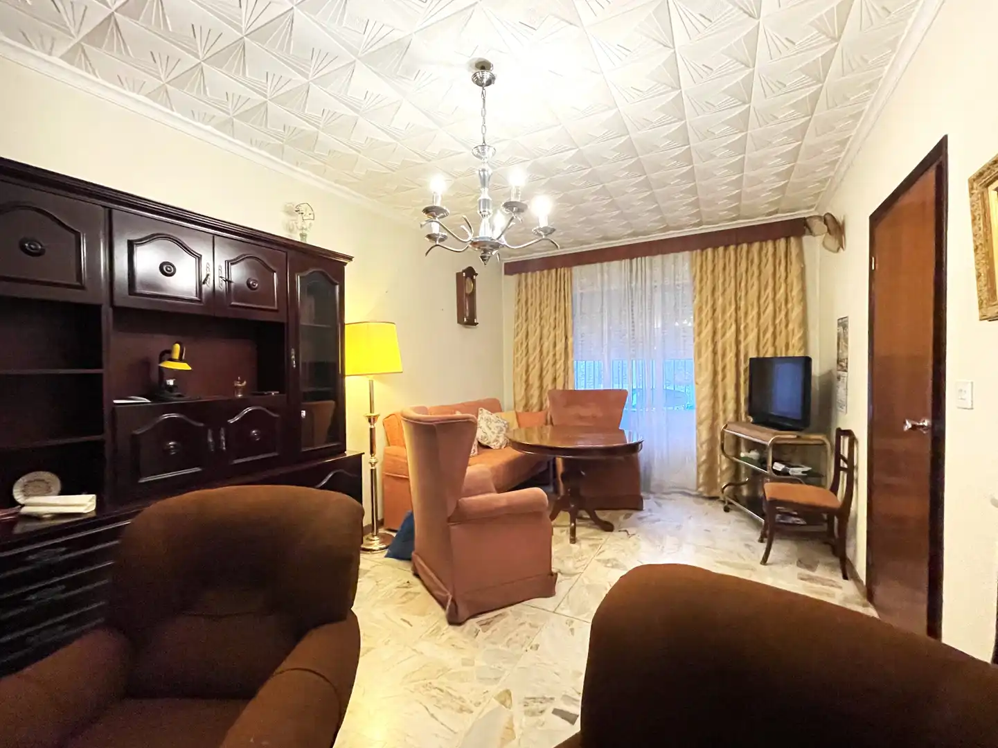 Living room of Houses for sale in Pedro Muñoz  with Heating, Terrace and Storage room