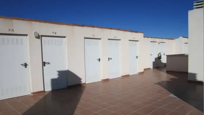 Vista exterior de Trastero en venta en Sax