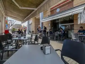 Terrasse von Geschaftsraum zum Verkauf in Badalona mit Klimaanlage, Heizung und Terrasse