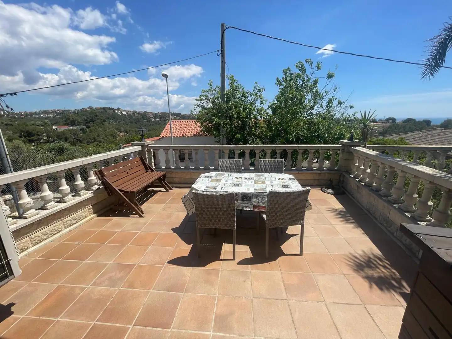 Terraza de Casa o chalet en venta en Calafell con Aire acondicionado, Jardín privado y Terraza