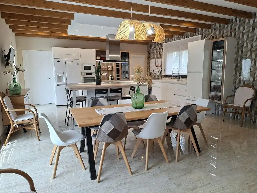 Dining room of Houses for sale in Hontecillas  with Air Conditioner, Private garden and Terrace