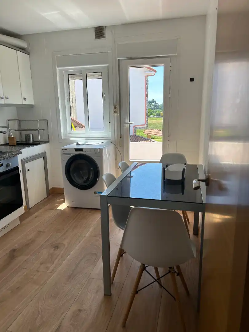 Kitchen of Flat for rent in Santiago de Compostela   with Furnished