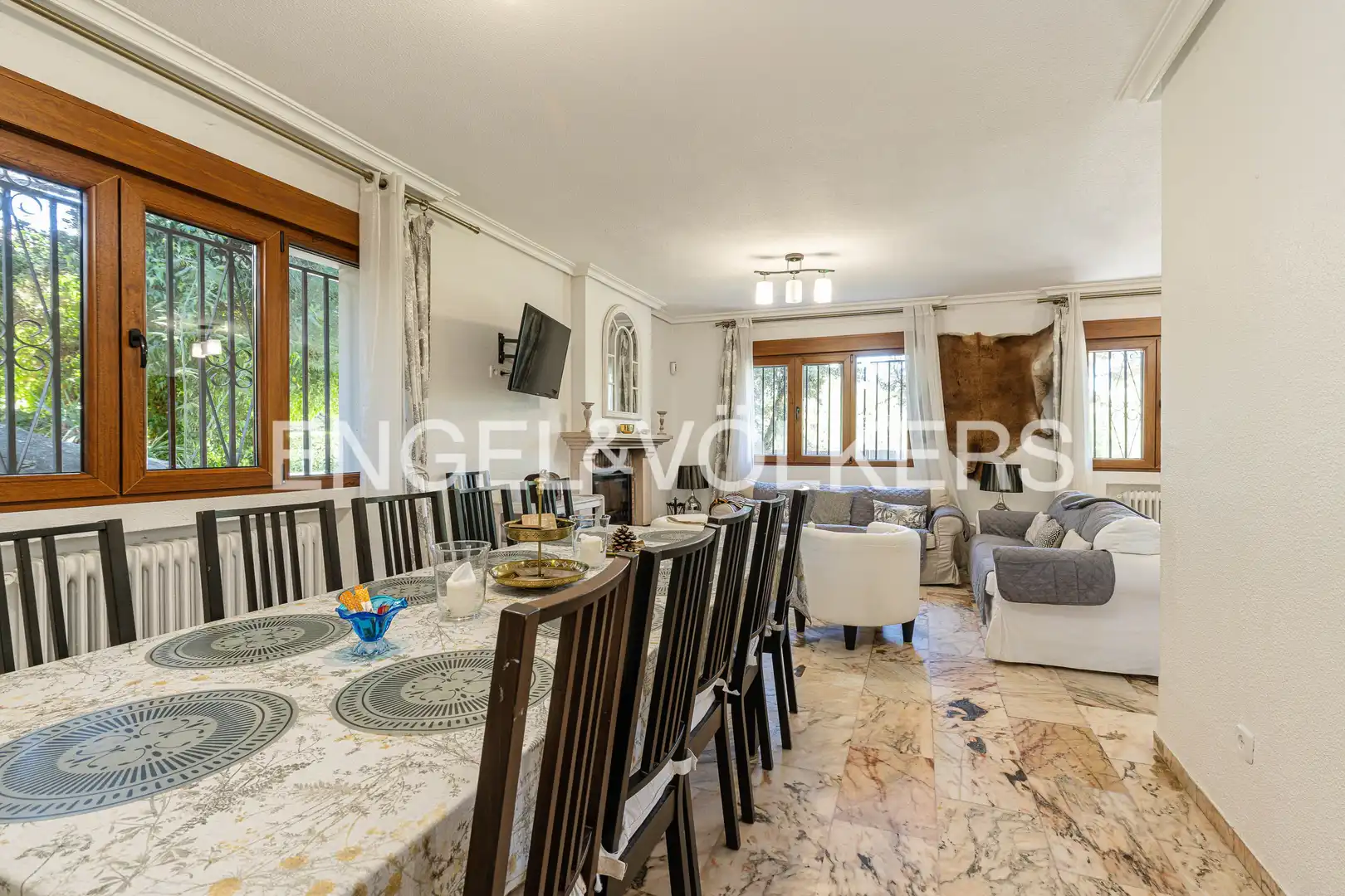 Comedor de Casa o chalet de alquiler en Alpedrete con Calefacción y Jardín privado
