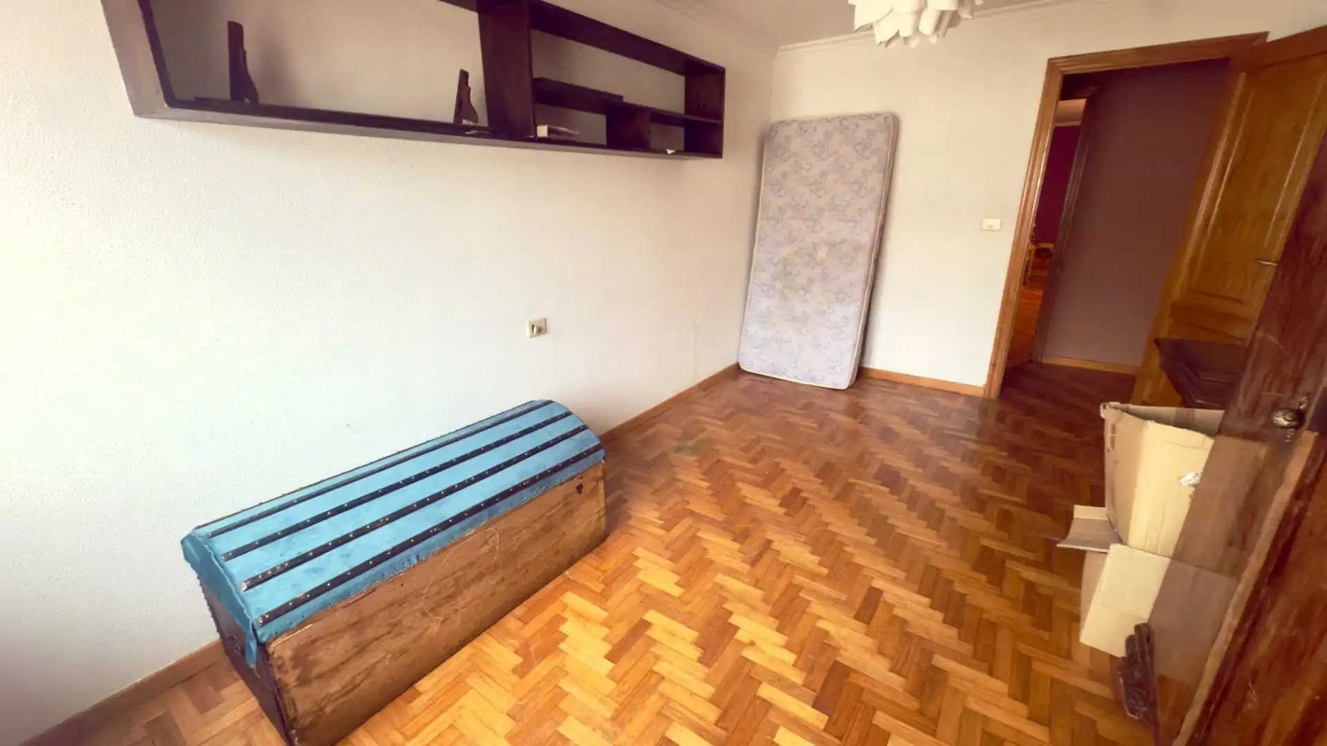 Schlafzimmer von Wohnung zum Verkauf in Xinzo de Limia mit Parkett, Terrasse und Balkon