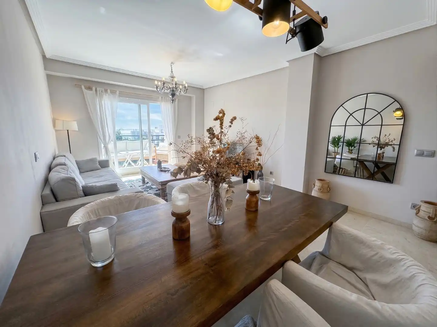 Comedor de Apartamento en venta en Manilva con Aire acondicionado, Calefacción y Terraza