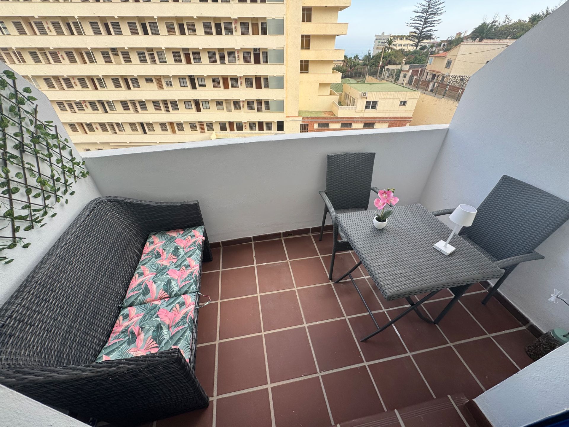 Terrace of Flat to rent in Benalmádena  with Air Conditioner, Heating and Terrace