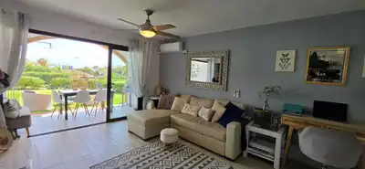 Sala d'estar de Planta baixa en venda en Mijas amb Aire condicionat, Calefacció i Terrassa