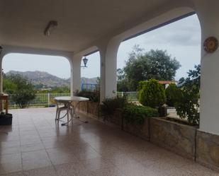 Terrasse von Haus oder Chalet miete in Xàtiva mit Klimaanlage und Schwimmbad