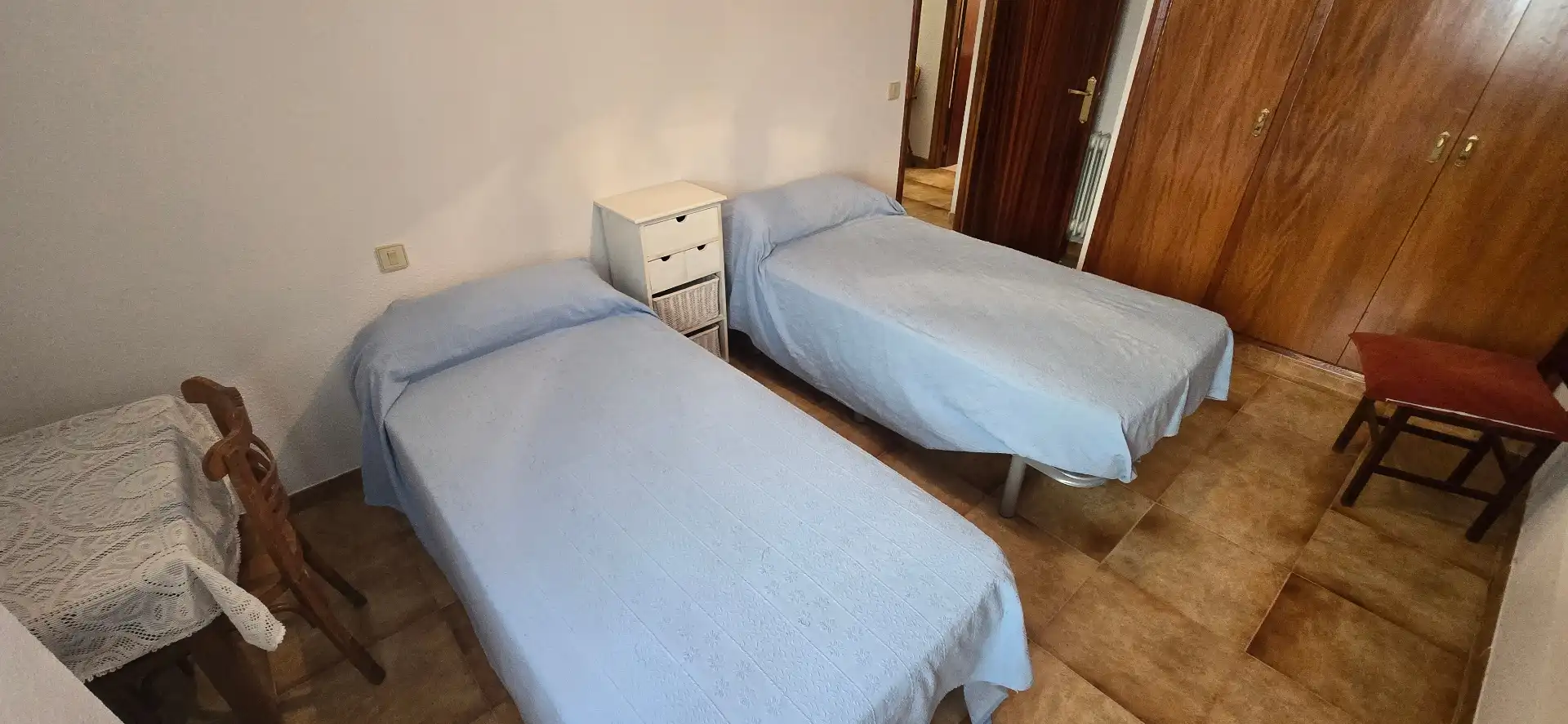 Schlafzimmer von Wohnung zur Miete in Villacastín mit Heizung, Möbliert und Ofen