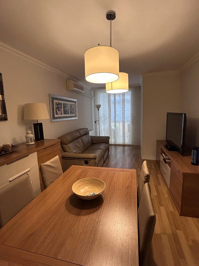 Sala de estar de Piso en venta en Badalona con Aire acondicionado, Calefacción y Parquet