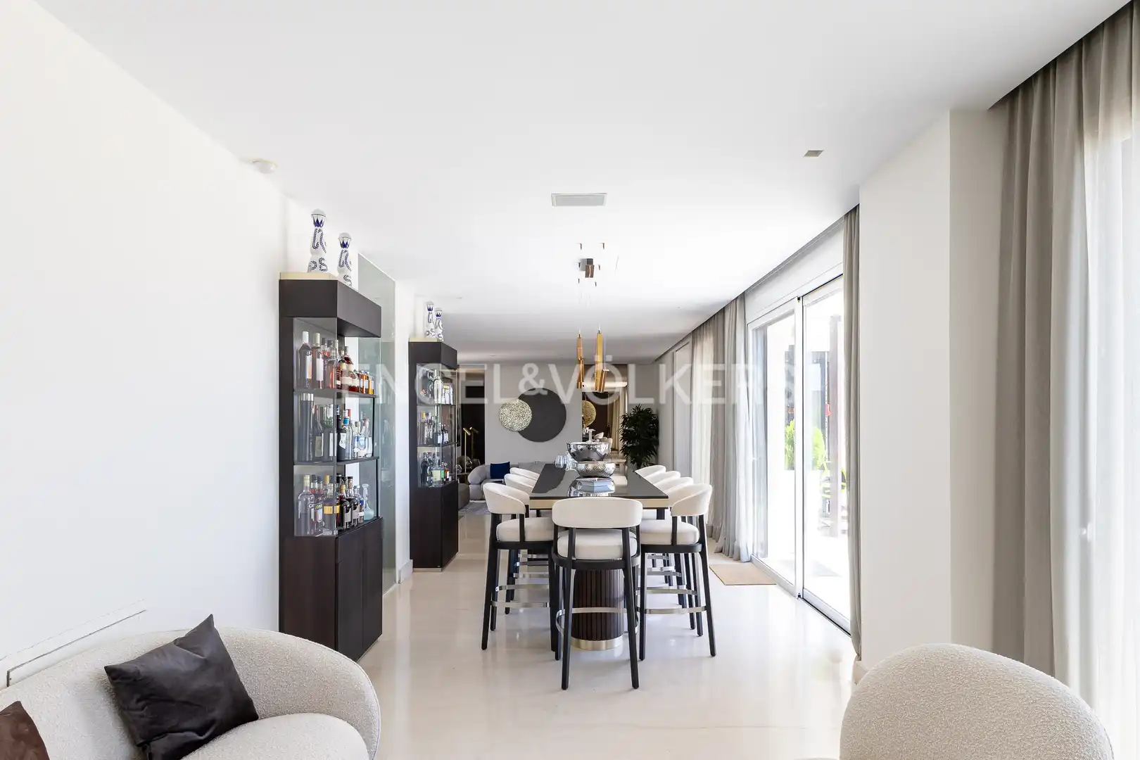 Menjador de Àtic de lloguer en Madrid amb Aire condicionat, Calefacció i Terrassa