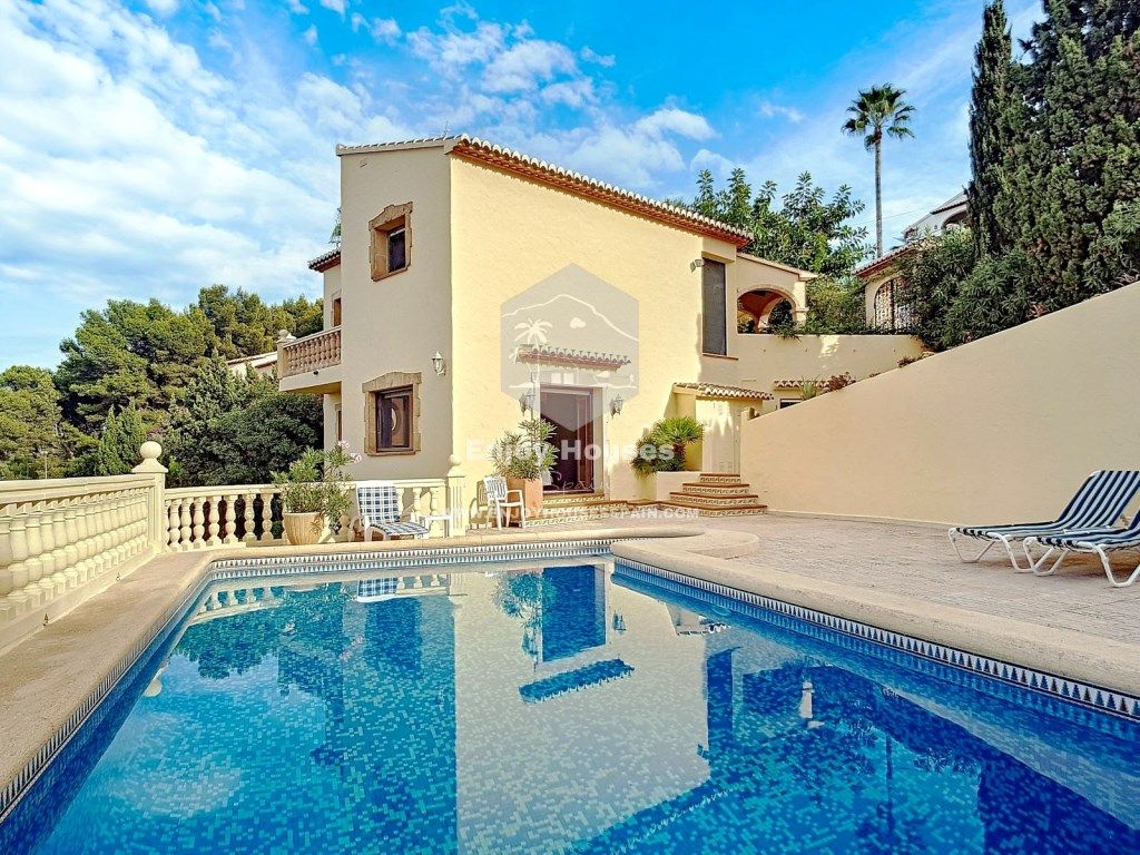 Exterior view of House or chalet for sale in Jávea / Xàbia  with Private garden, Terrace and Swimming Pool