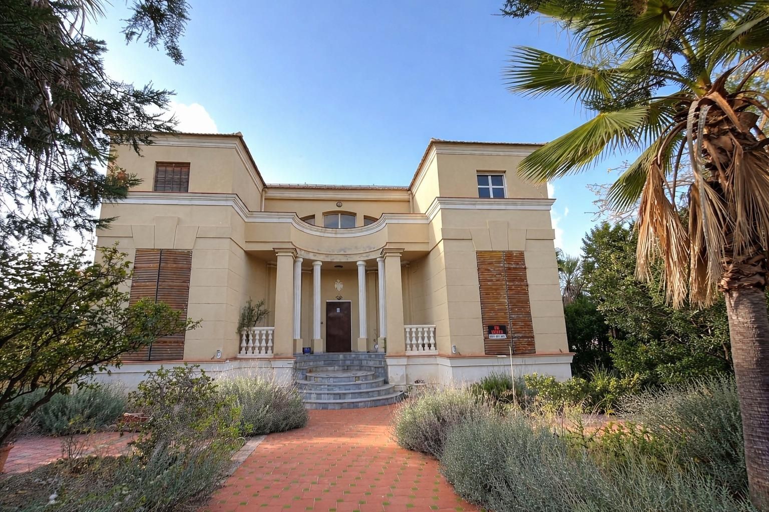 Vista exterior de Casa o xalet en venda en  Murcia Capital amb Aire condicionat, Jardí privat i Terrassa