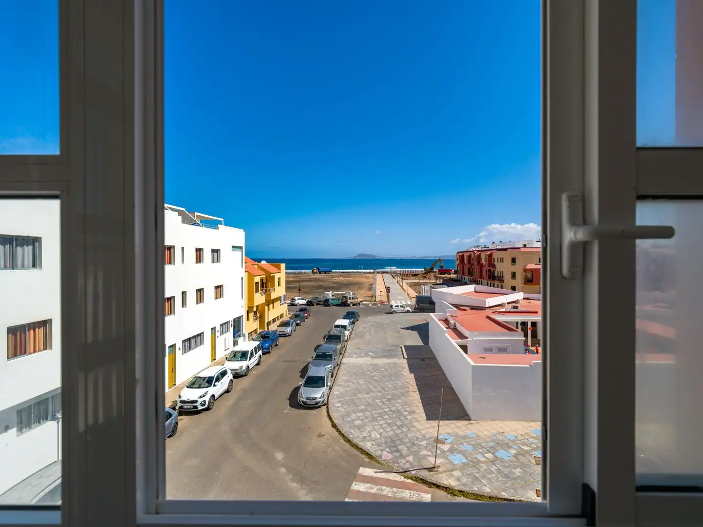 Vista exterior de Piso en venta en La Oliva