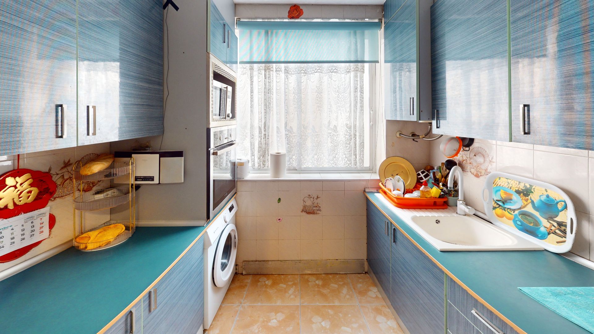 Cocina de Piso en venta en Alicante / Alacant con Amueblado y Balcón
