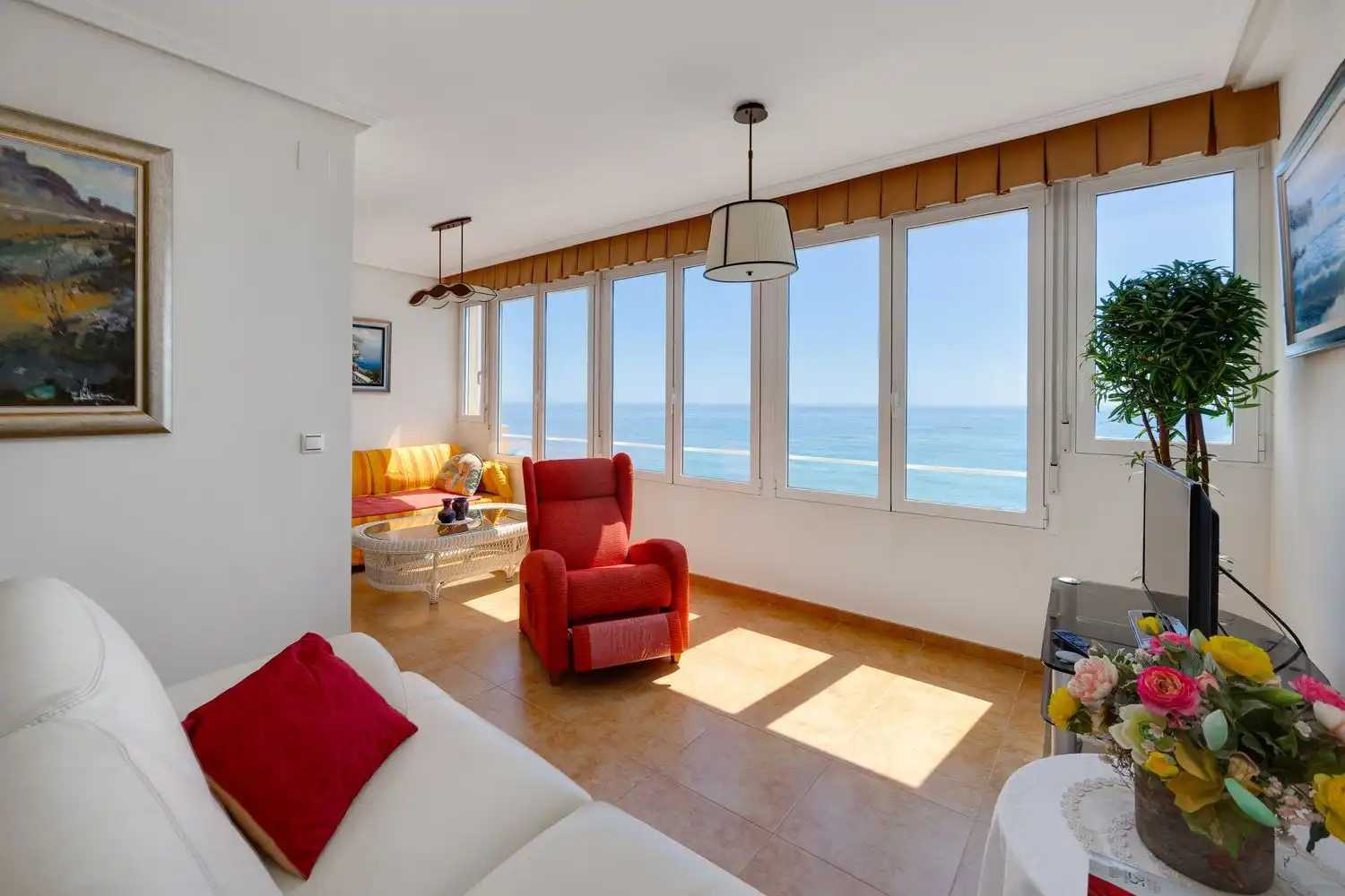 Sala de estar de Ático en venta en Torrevieja con Amueblado