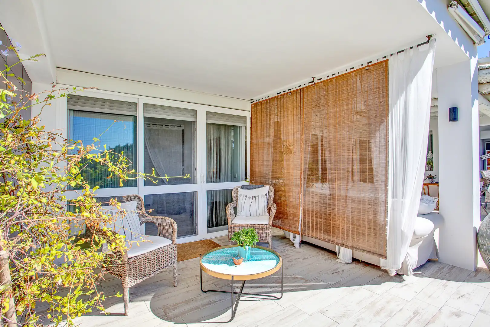 Terrassa de Casa o xalet de lloguer en Marbella amb Aire condicionat, Calefacció i Jardí privat