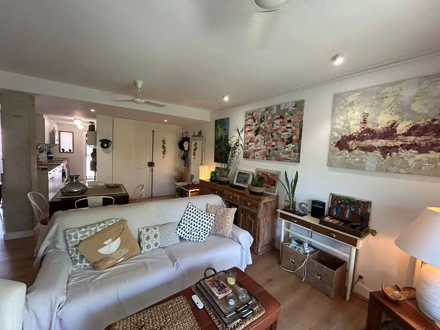 Sala de estar de Piso en venta en Calafell con Calefacción