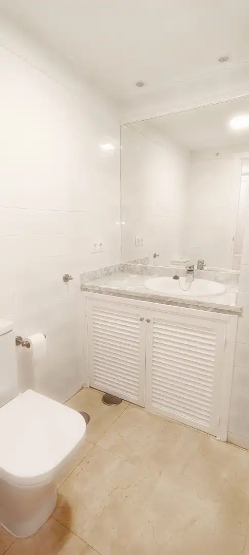 Bathroom of Flat for rent in Sevilla  with Air Conditioner, Storage room and Oven