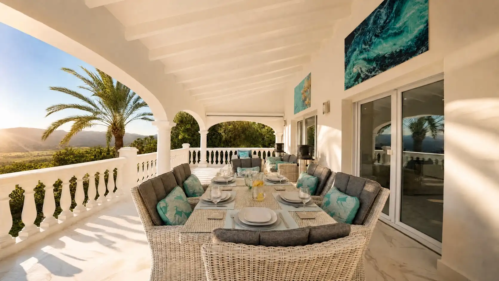 Terrace of Country homes for sale in Montgó - Ermita