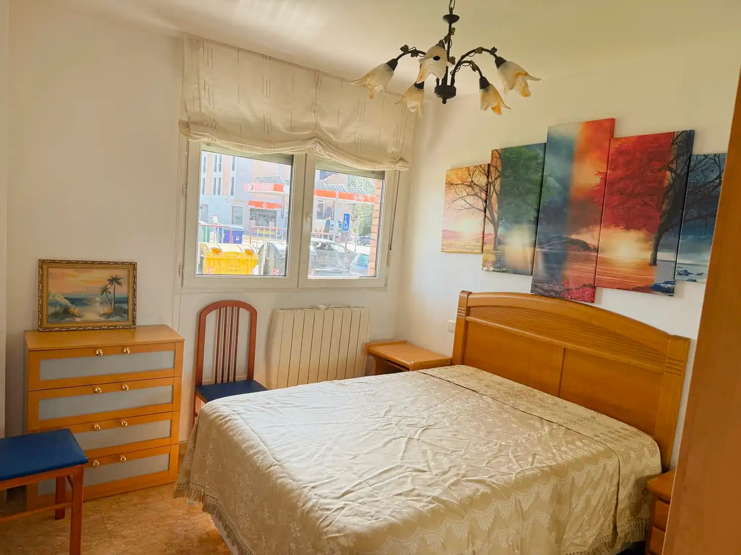 Bedroom of Ground floor for rent in Palencia  with Heating, Parquet flooring and Storage room
